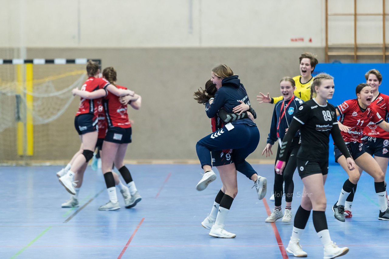 Bild 243 - B-Juniorinnen SG HH Nord - SV Henstedt Ulzburg : Ergebnis: 23:22